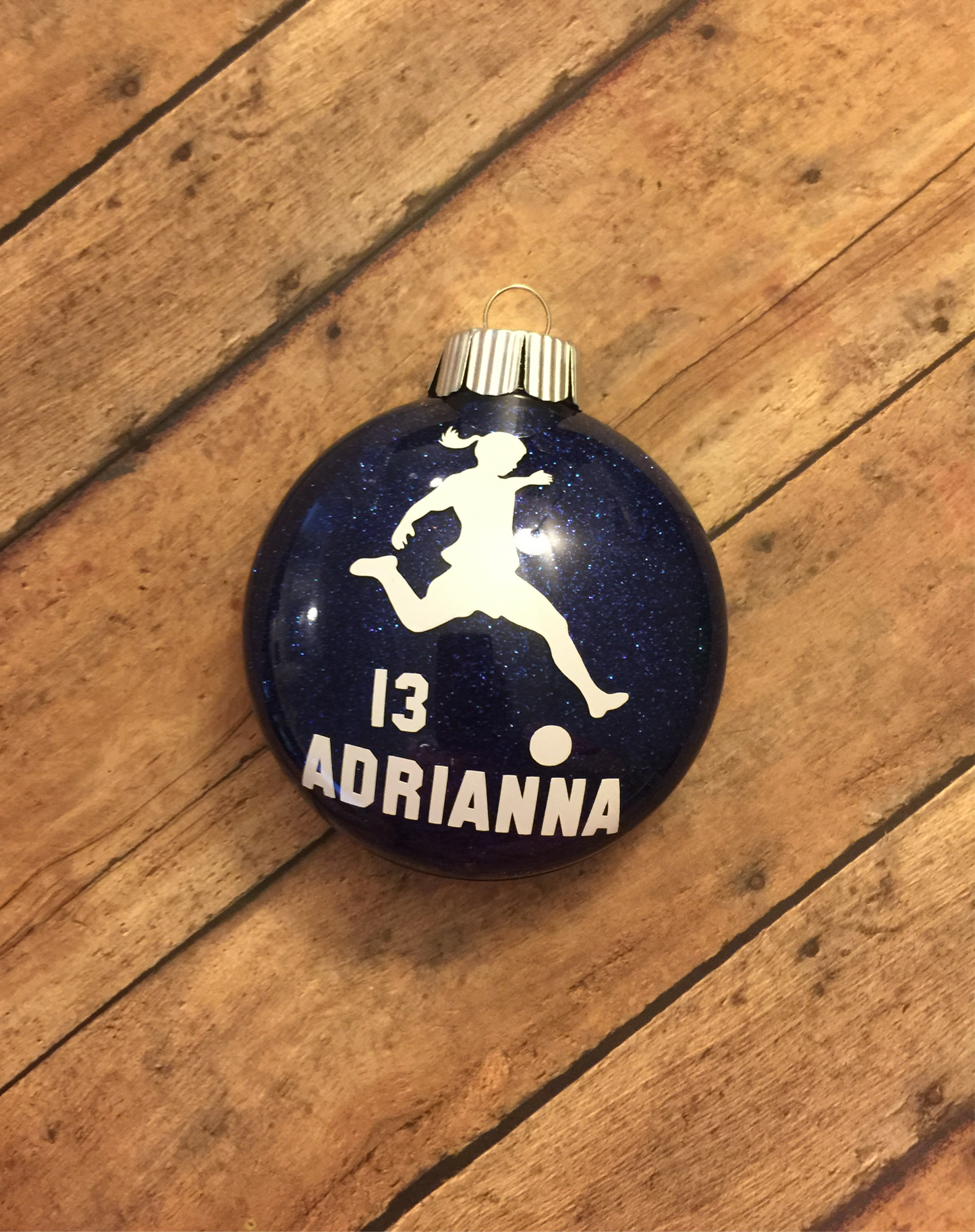 Girl Soccer Ornament