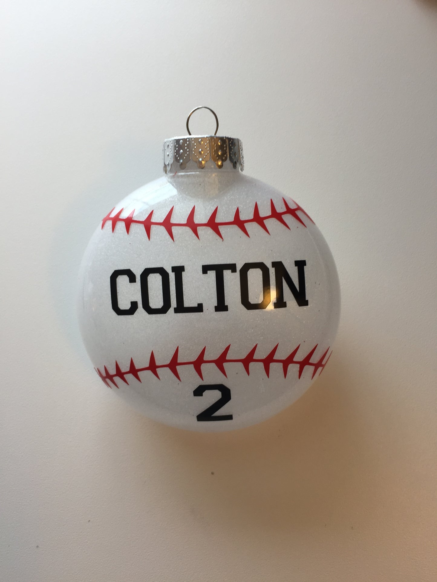 Personalized Baseball Ornament