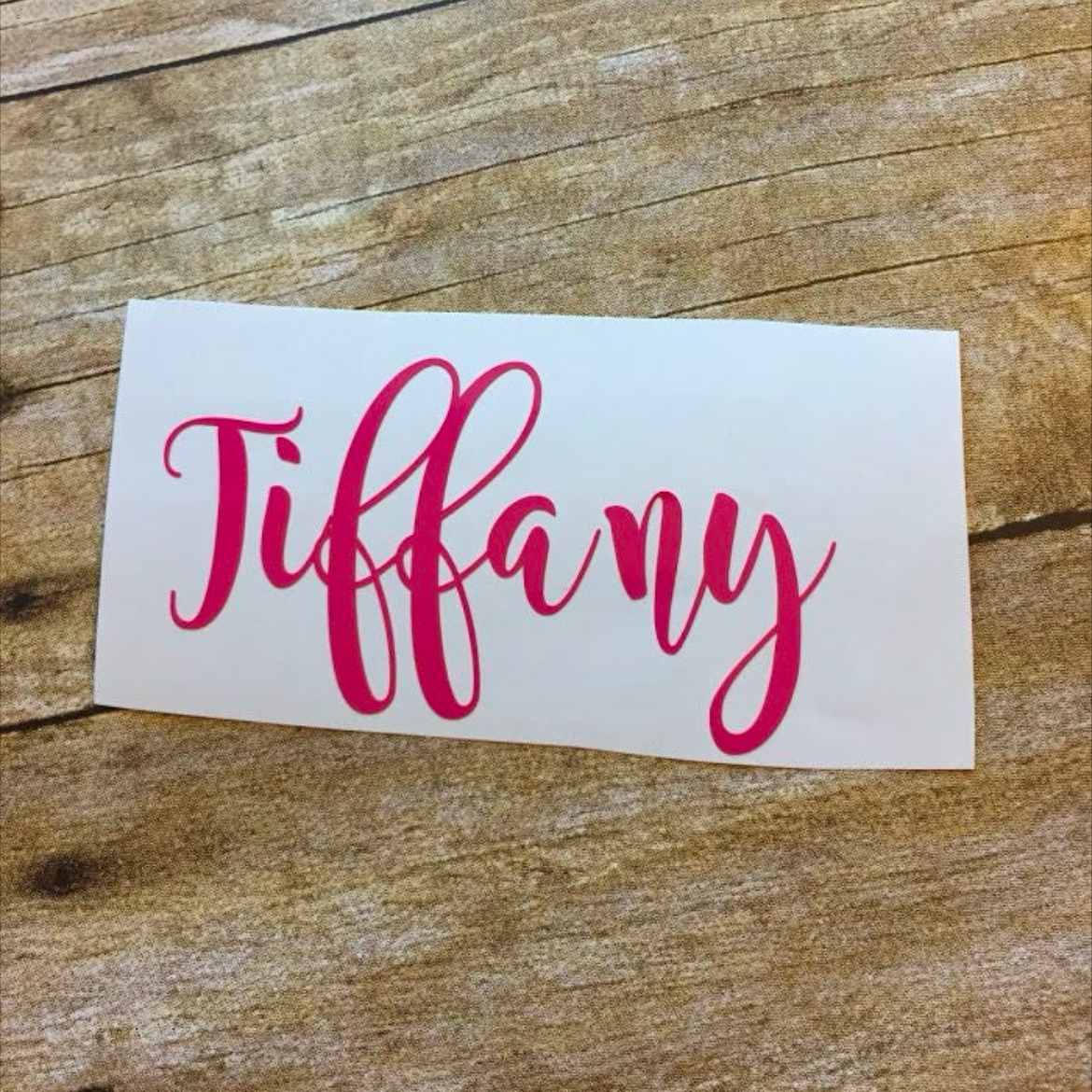 Name Decal. Custom Name Dec.