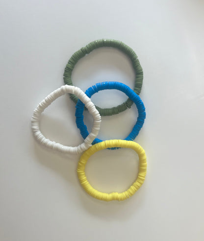 Heishi Bracelet. Boho Bracelet. Simple Stylish Accessory.