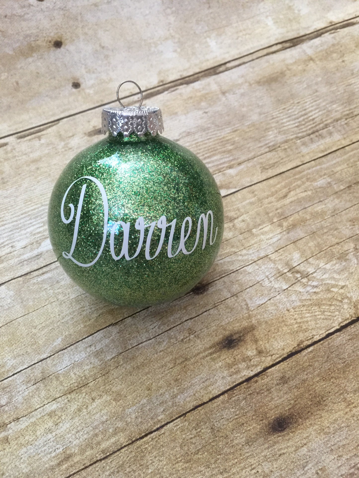 Script Personalized Ornament
